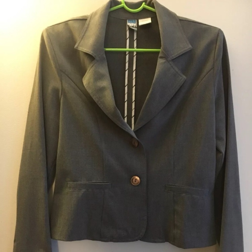 Women’s Blazer Gray Sz M